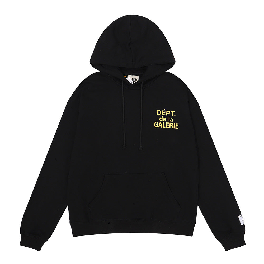 Gallery Dept Hollywood Letter Graphic Print Hoodie Streetwear Unisex