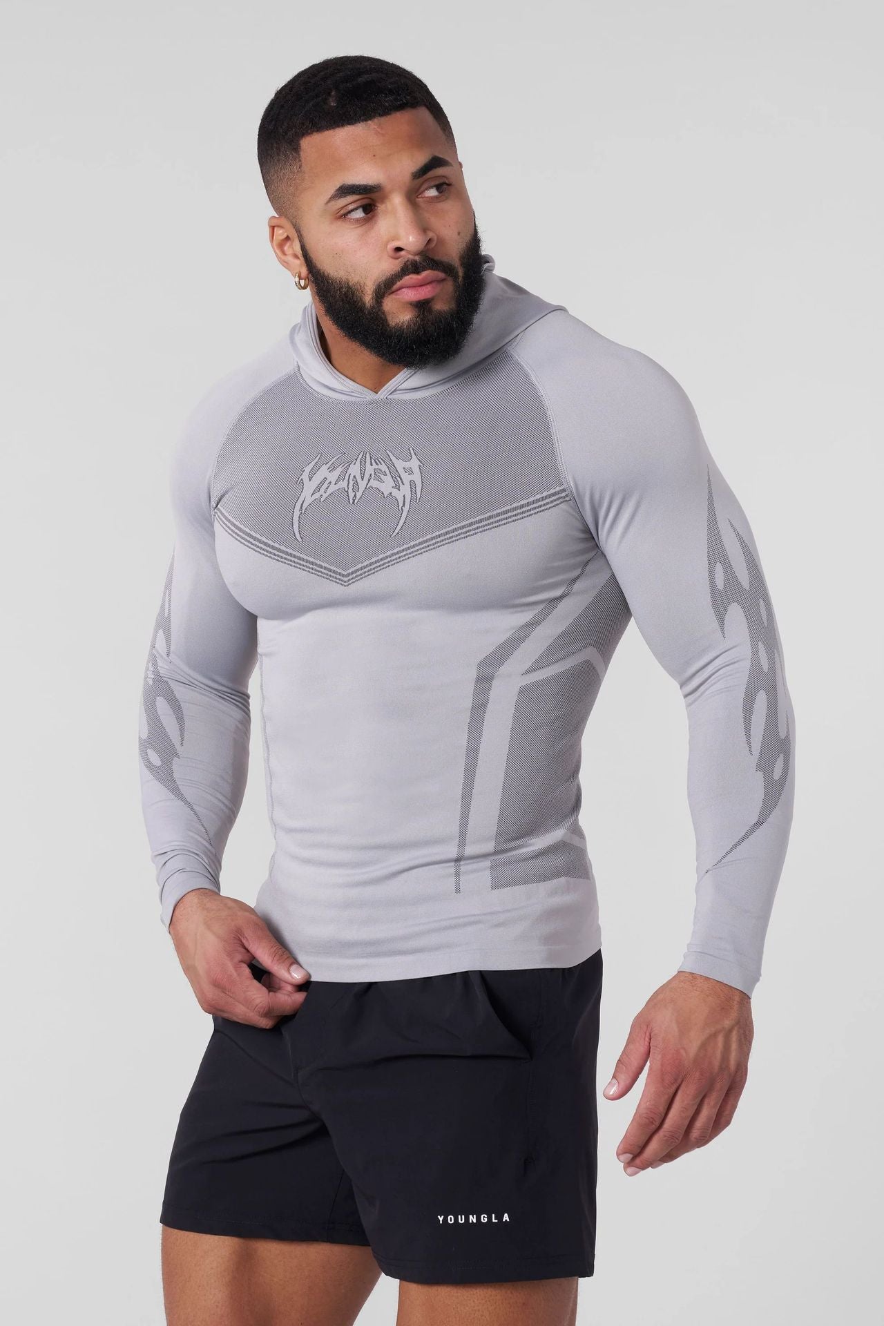 YOUNGLA 8062 Warrior Compression Hoodies