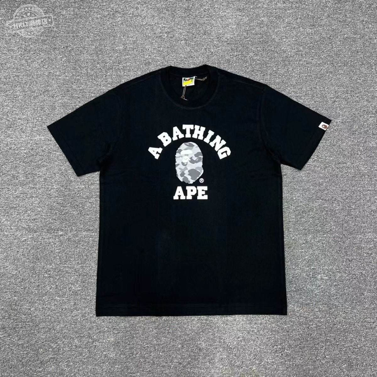 Bape Shark Camo Zip Graphic Oversized Tee Streetwear Unisex