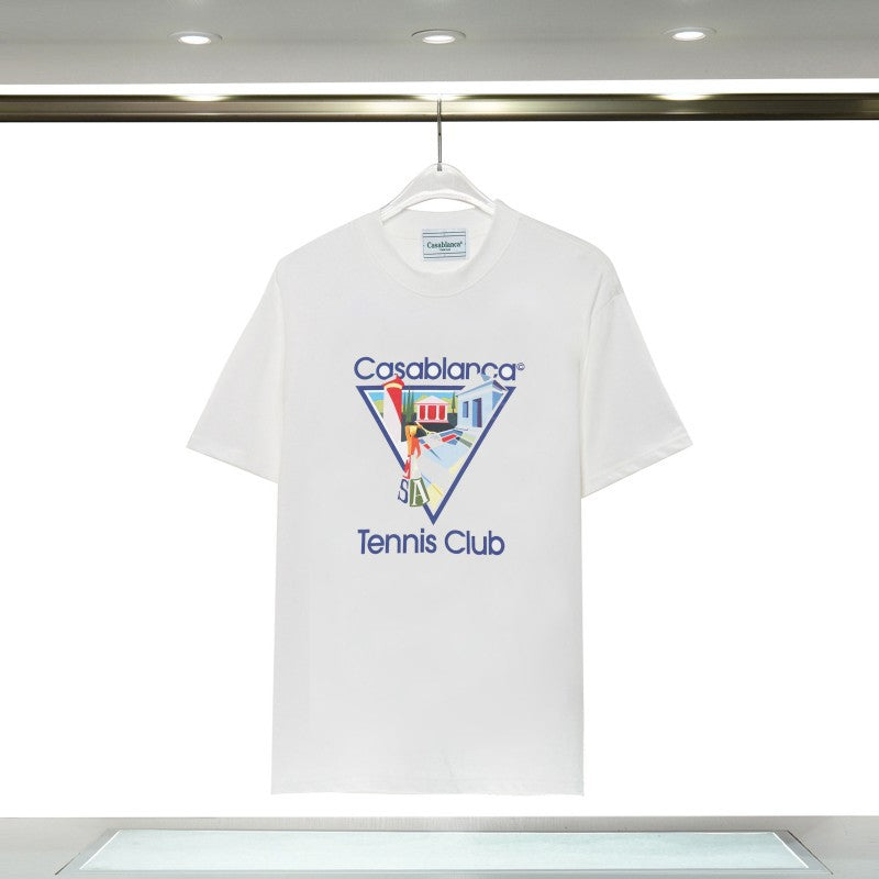 Casablanca Casa Letter Arch Graphic Short Sleeve Tee Streetwear Unisex