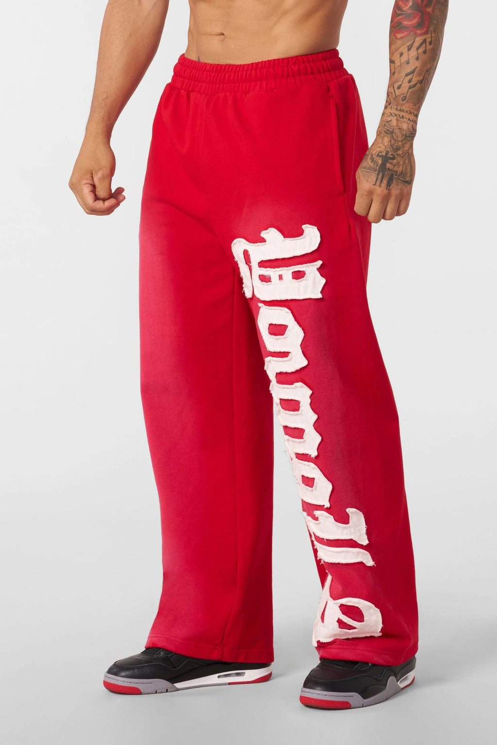 YOUNGLA 2127 Big Patch Sweats