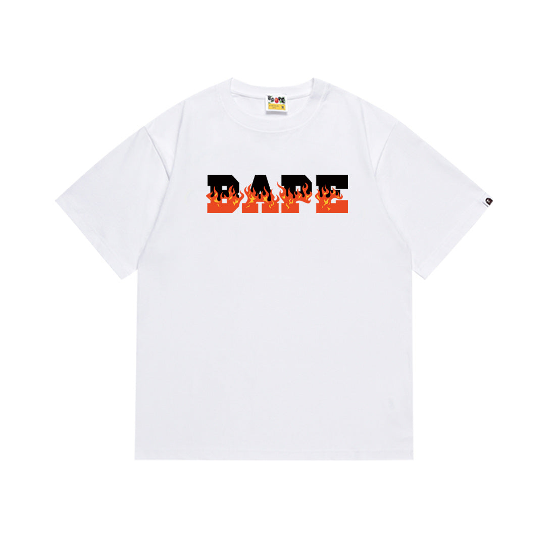 Bape Multi‑Ape‑Head Graphic Oversized Tee Streetwear Unisex