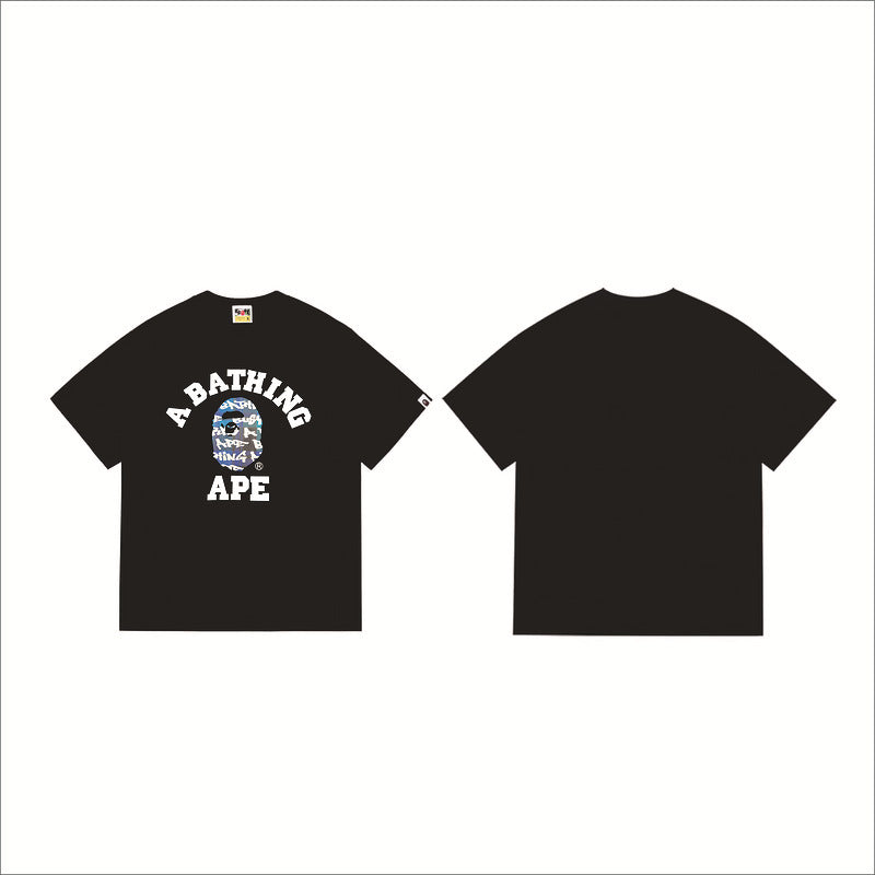 Bape Sakura Floral Graphic Oversized Tee Streetwear Unisex