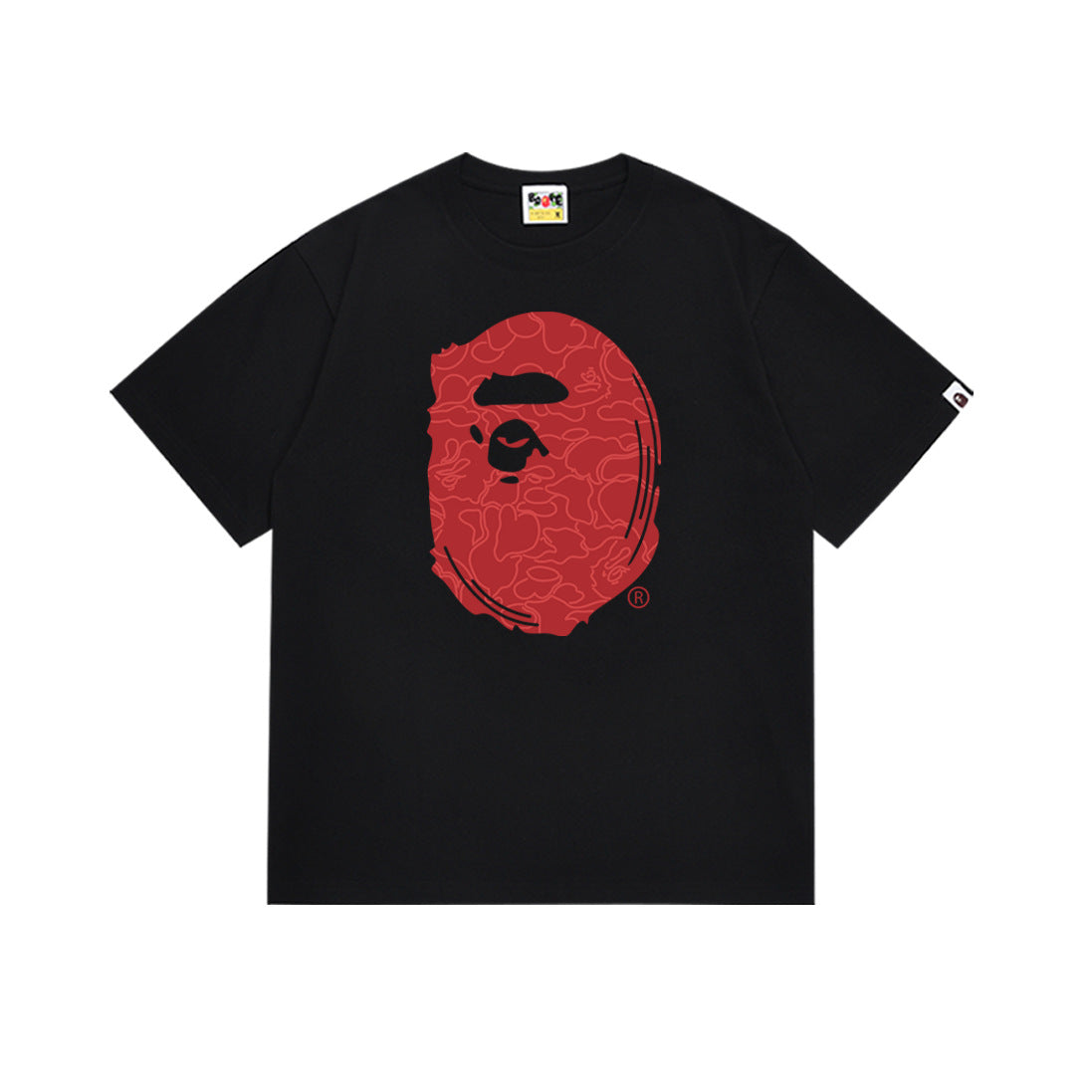 Bape Maneki Neko Ape Head Graphic Oversized Tee Streetwear Unisex