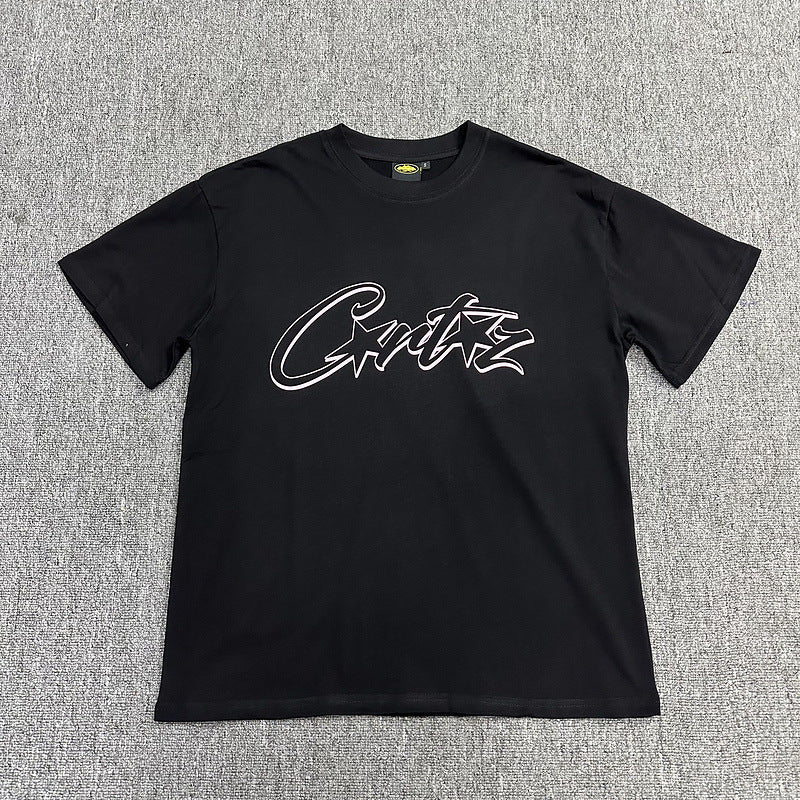 Corteiz Circle Logo Graphic Oversized Tee Streetwear Unisex