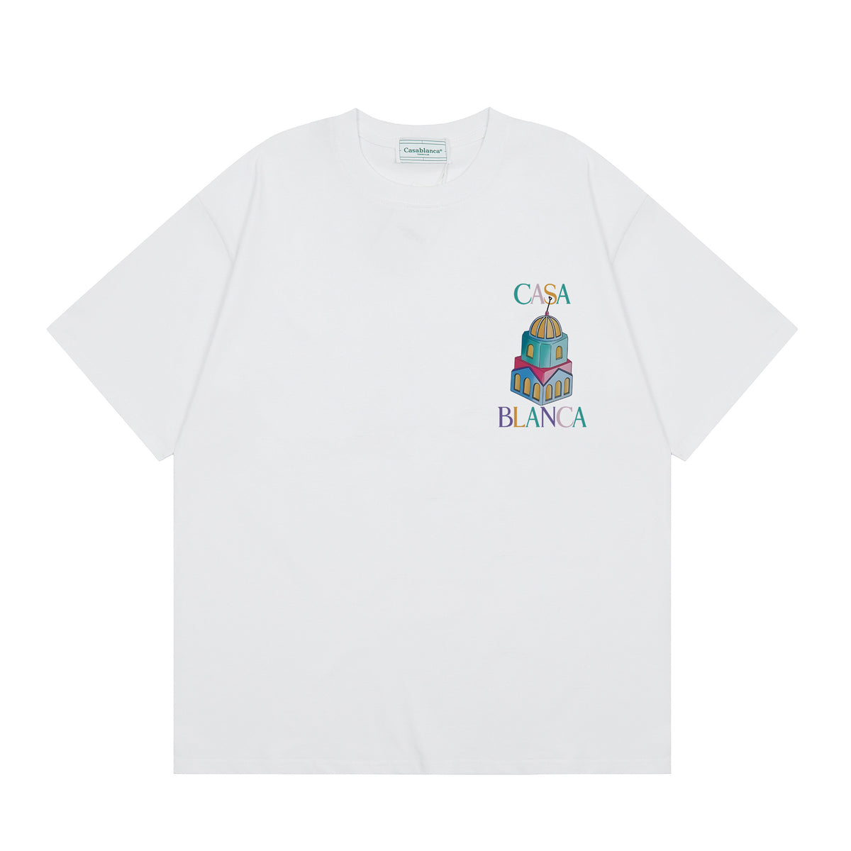 Casablanca Multi‑Artwork Vintage Graphic Oversized Tee Streetwear