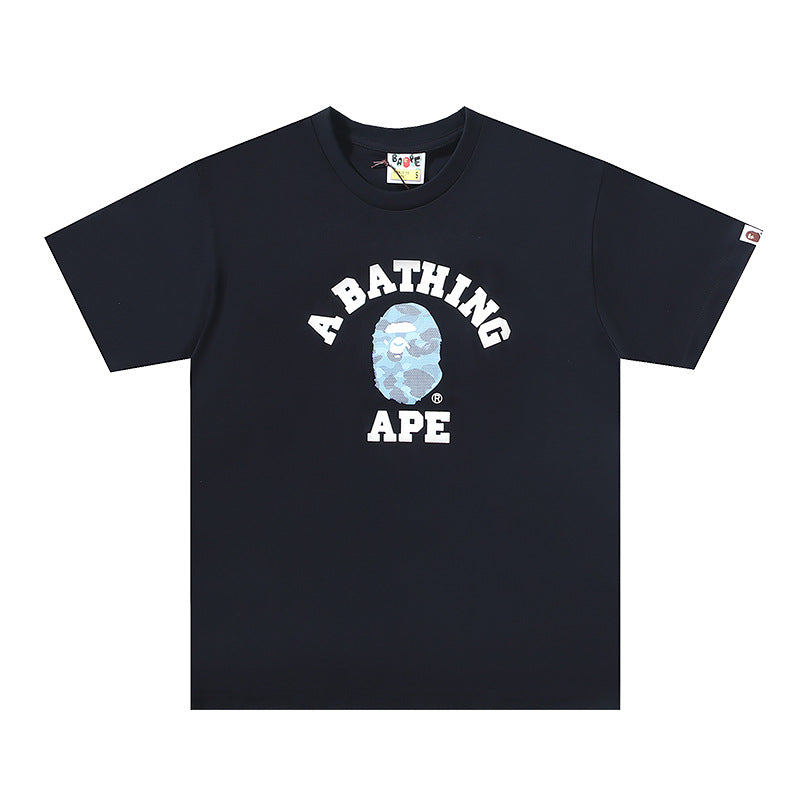 BAPE Ape Head Graphic Print Short Sleeve Tee Streetwear Unisex