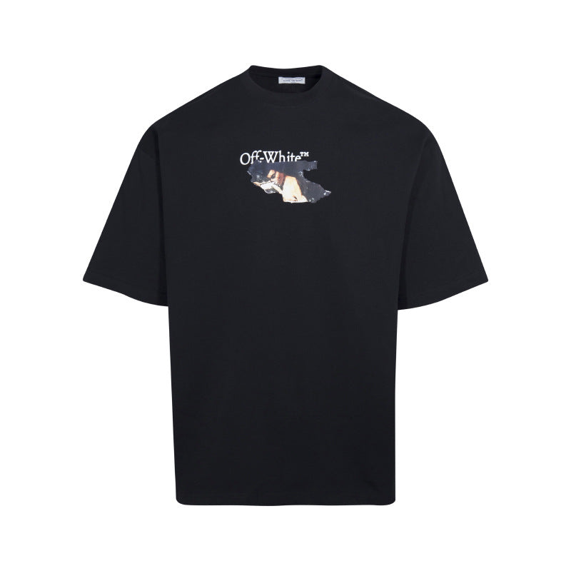Off-White Arrow Graphic Crew Neck Short Sleeve T Shirt