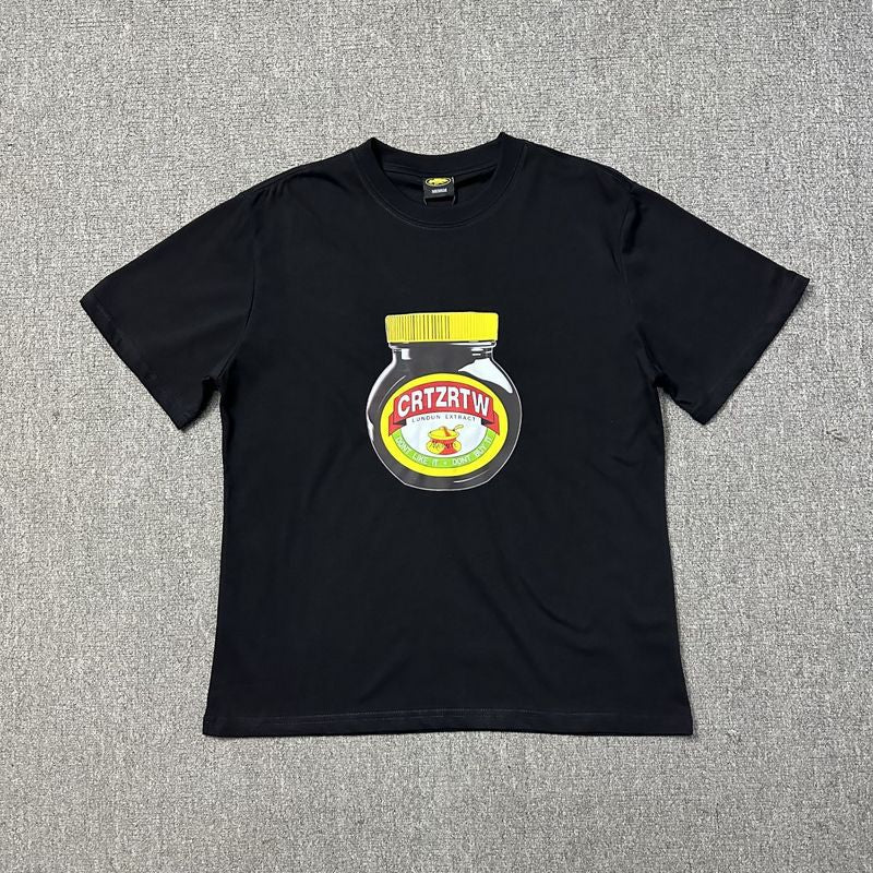 Corteiz Logo Letter Print Crew Neck Short Sleeve T‑Shirt Unisex
