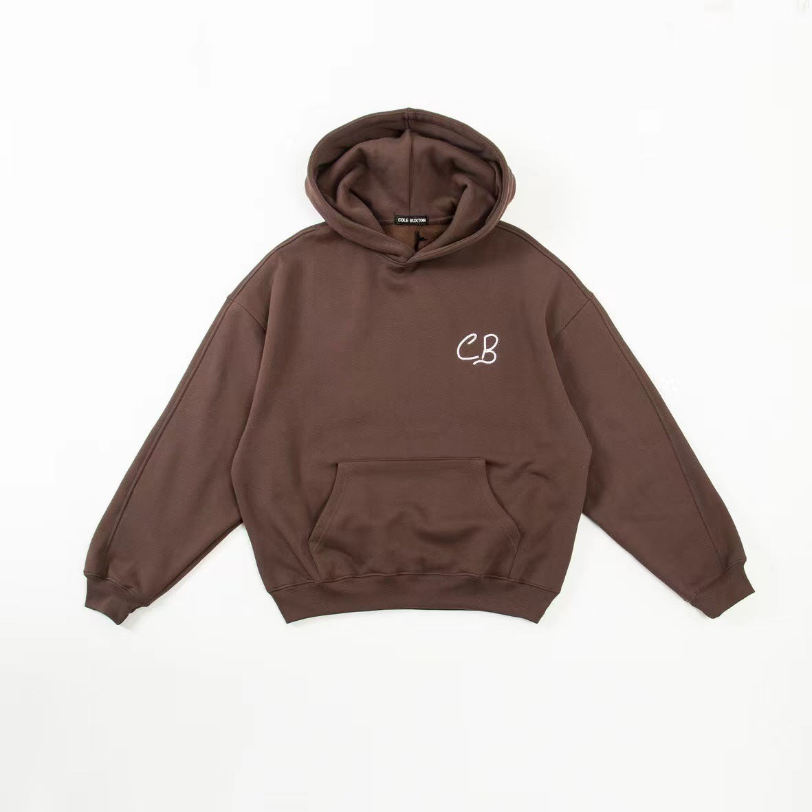 Cole Buxton Logo Hoodie Men Oversized Casual Streetwear Pullover