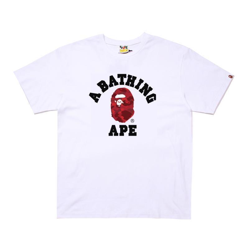 BAPE Ape Head Print Loose Unisex Streetwear T-Shirt