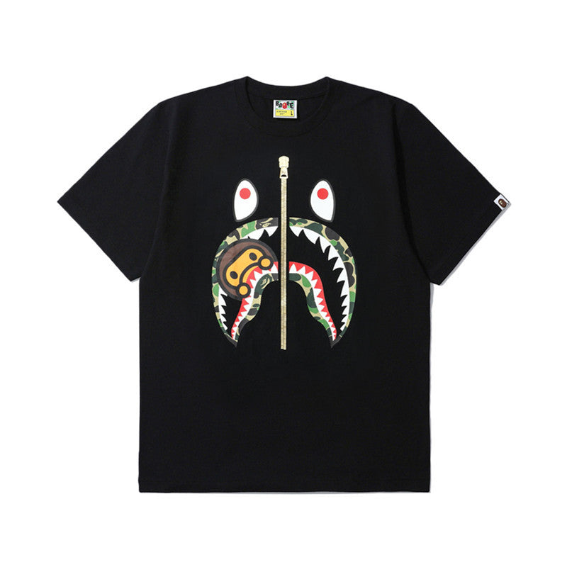 Bape Baby Milo Multi‑Print Graphic Oversized Tee Streetwear Unisex