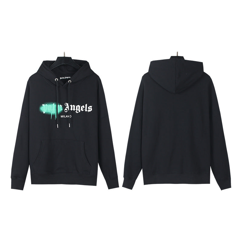 Palm Angels Las Vegas Sprayed Logo Hoodie Streetwear Pullover