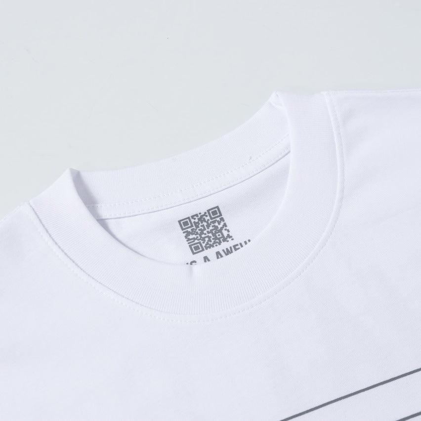 That's A Awful Lot Of Cough Syrup Note Print Loose Short Sleeve Tee