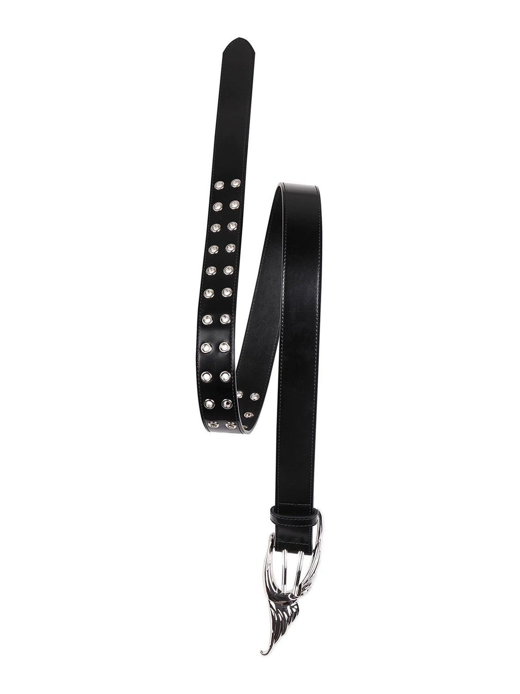 WHISTLEHUNTER Dove Metal Buckle Punk Retro Glossy Leather Waist Belt