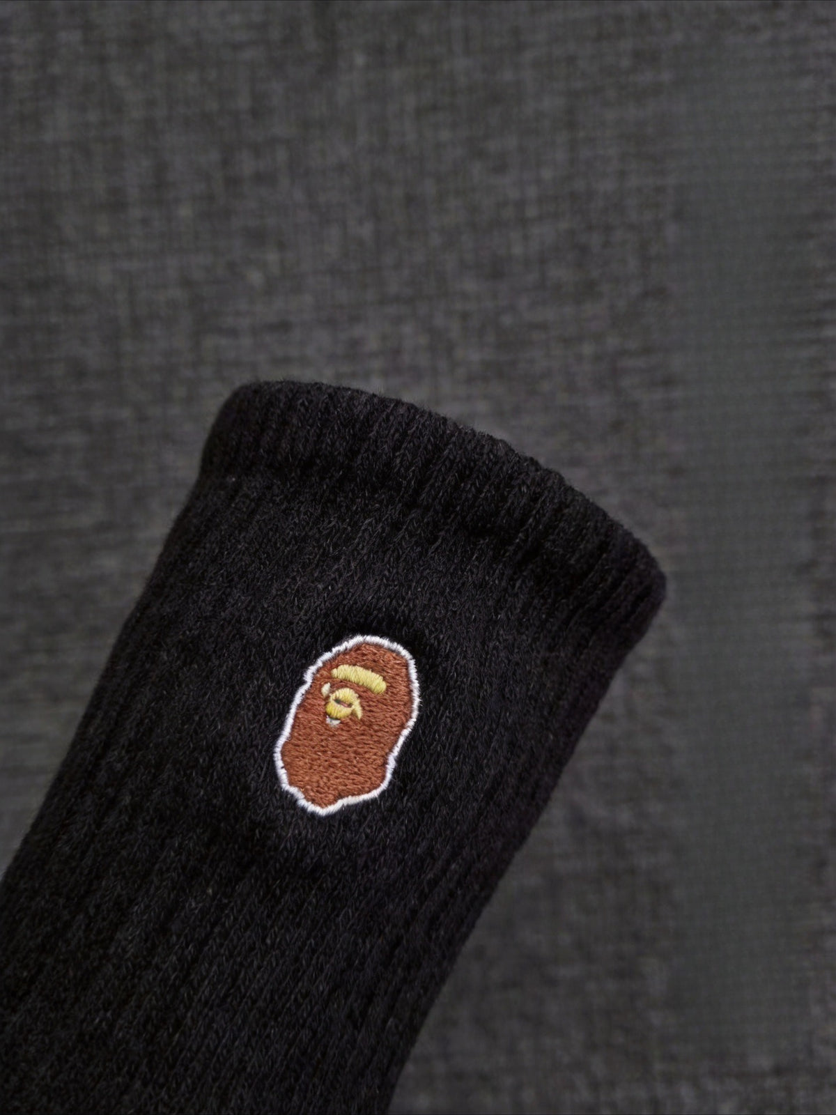 BAPE Ape Head Embroidered Socks
