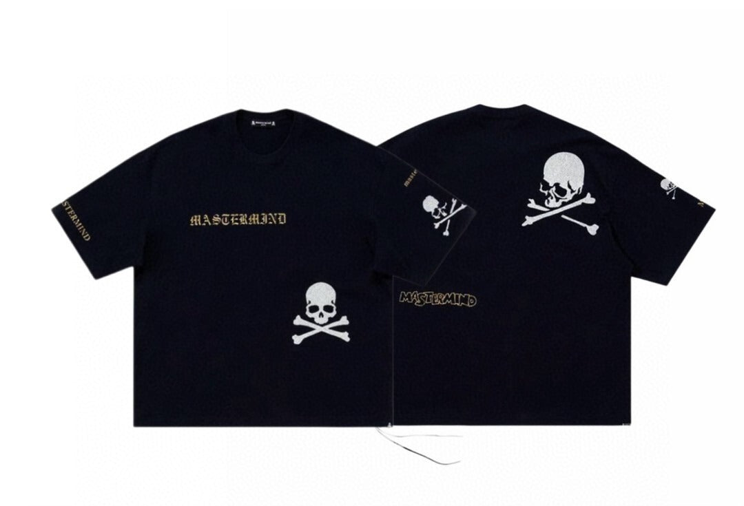 Mastermind Japan Skull Print Crew Neck Short Sleeve T Shirt Unisex