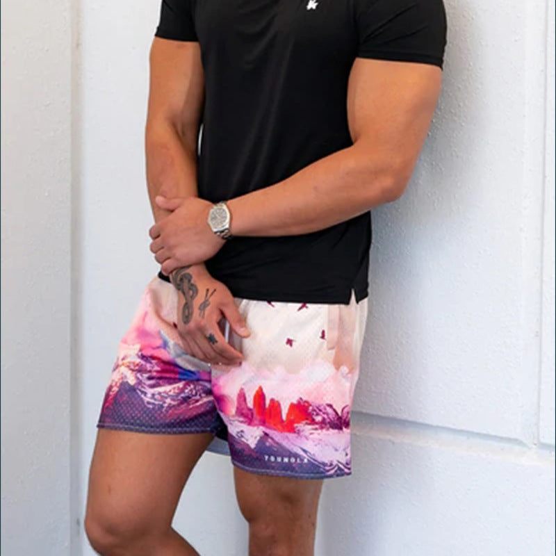 YOUNGLA 141 The Block Party Shorts