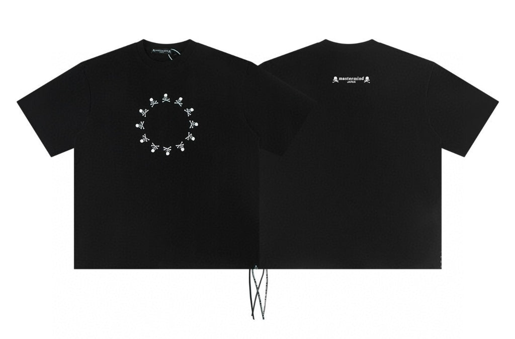 Mastermind Japan Skull Print Crew Neck Short Sleeve T Shirt Unisex