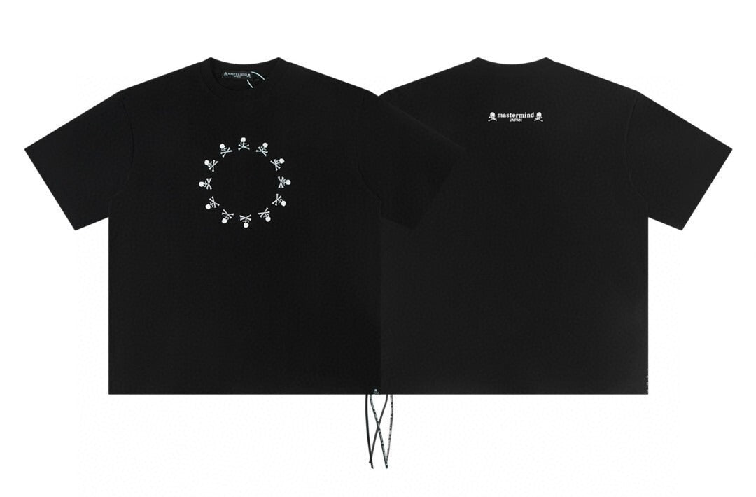 Mastermind Japan Skull Print Crew Neck Short Sleeve T Shirt Unisex