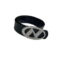 Vintage Logo Metal Buckle Leather Belt Women Casual Waist Belt