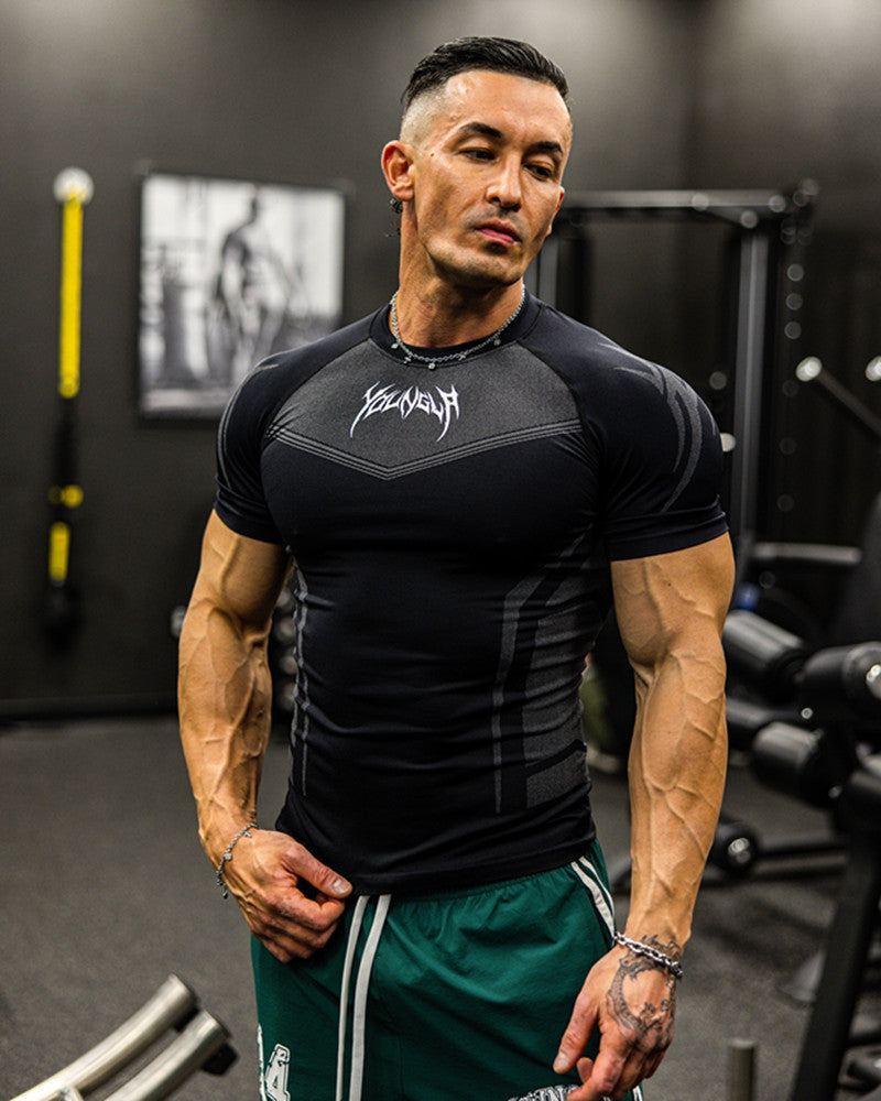 YOUNGLA 4041 Warrior Compression Tees