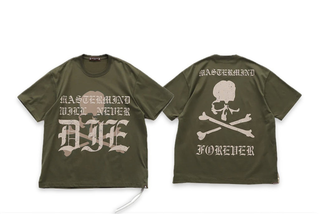 Mastermind Japan Skull Print Crew Neck Short Sleeve T Shirt Unisex