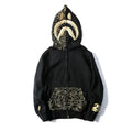 BAPE 23rd Anniv Gold Line Black/Gold Shark Full Zip Hoodie
