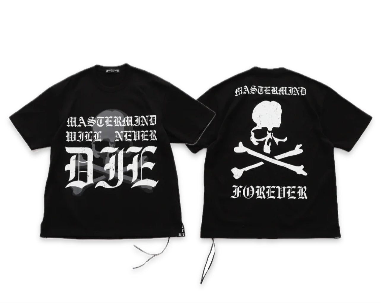Mastermind Japan Skull Print Crew Neck Short Sleeve T Shirt Unisex